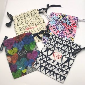 Brighton Set of 4 Drawstring Jewelry Pouches/Bags- Set #9